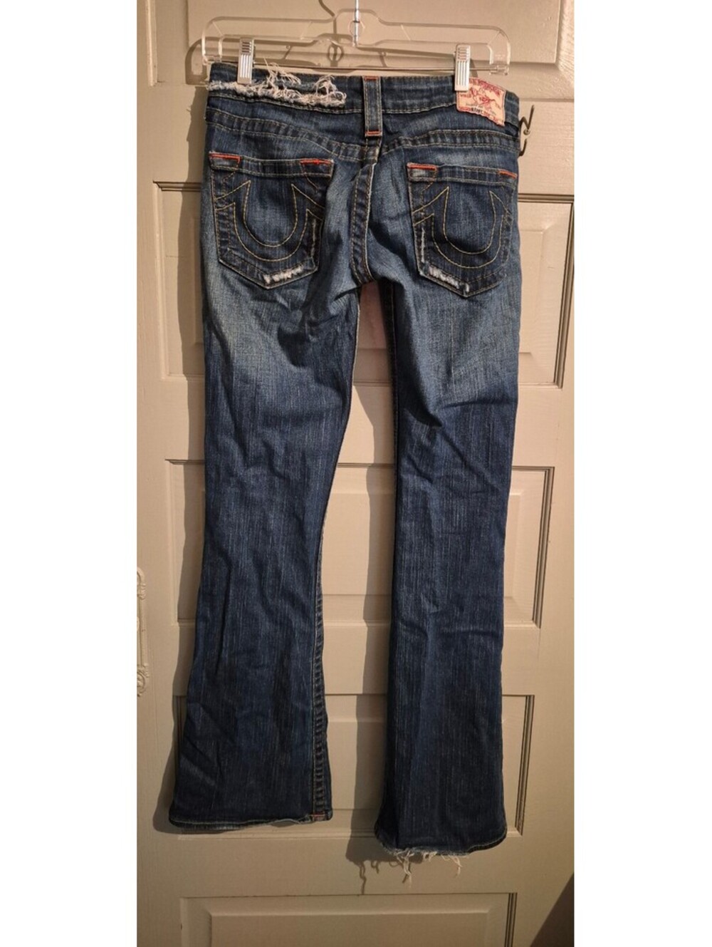 True Religion Women's Size 27 Distressed Bootcut Jeans
